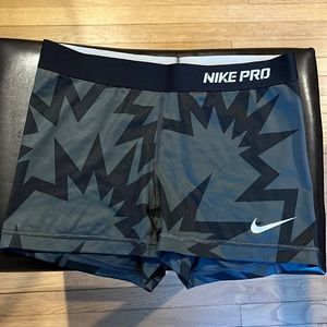 Black and Grey Nike Pro Spandex